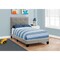Homeroots 45.75 in. Solid WoodMDFFoam & Linen Twin Size Bed 333286 - alternate 7